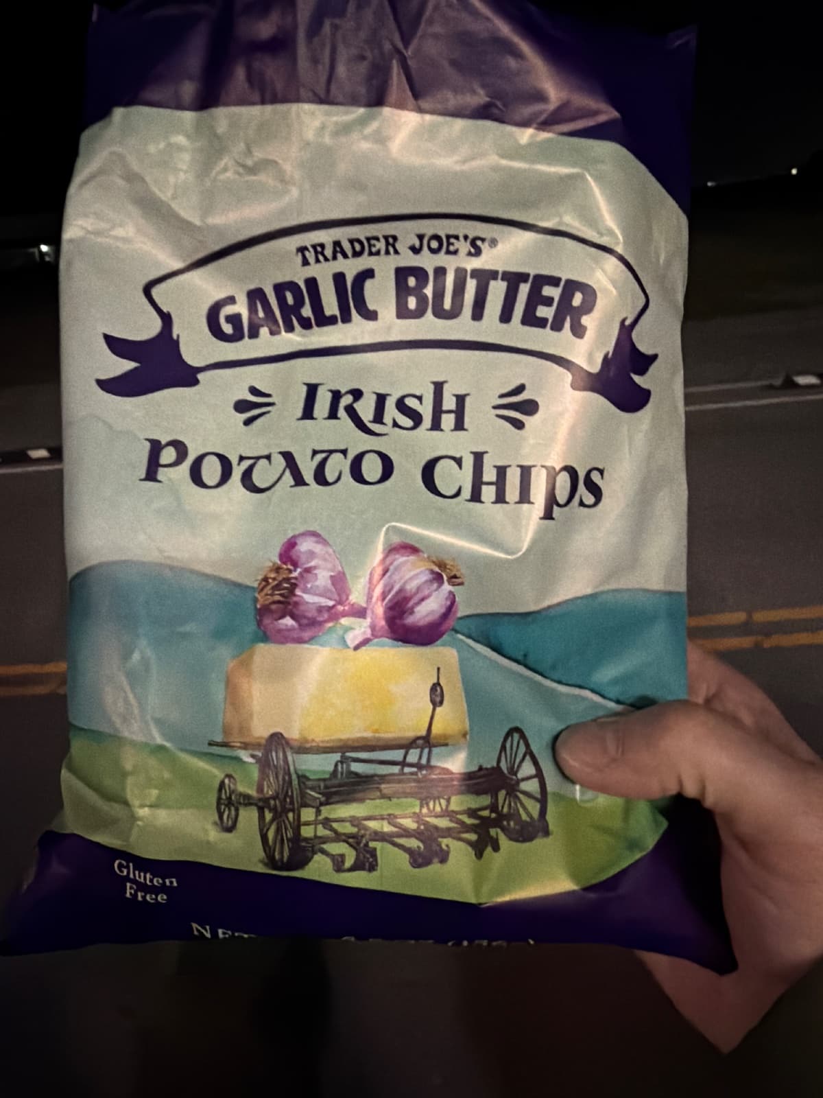 Trader Joe’s Garlic Butter bag