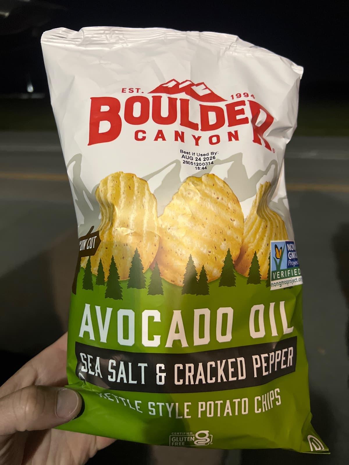 Boulder Canyon Sea Salt and Cracked Pepper bag